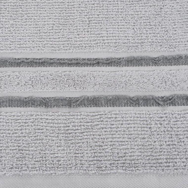 Eurofirany, ręcznik Dina, 50-90 cm, srebrny