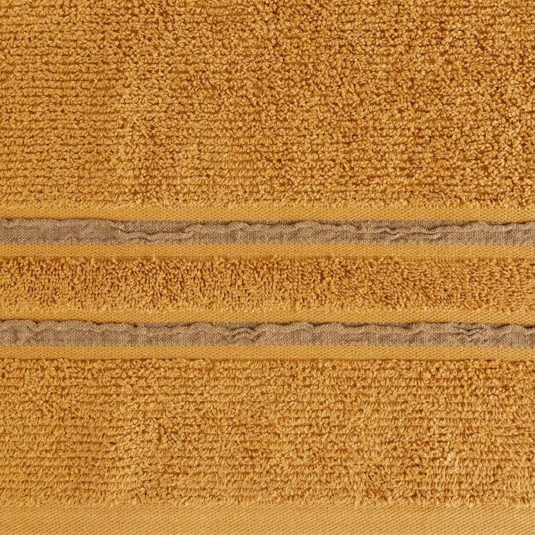 Eurofirany, ręcznik Dina, 70-140 cm, musztardowy