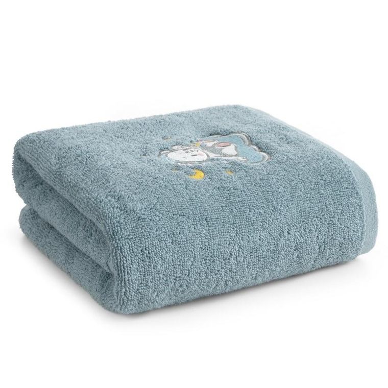 Eurofirany, ręcznik dziecięcy, 100-100 cm, niebieski