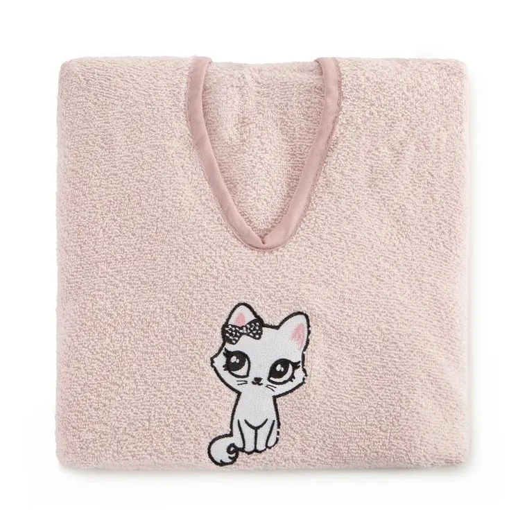 Eurofirany, ręcznik dziecięcy, 60-120 cm, różowy