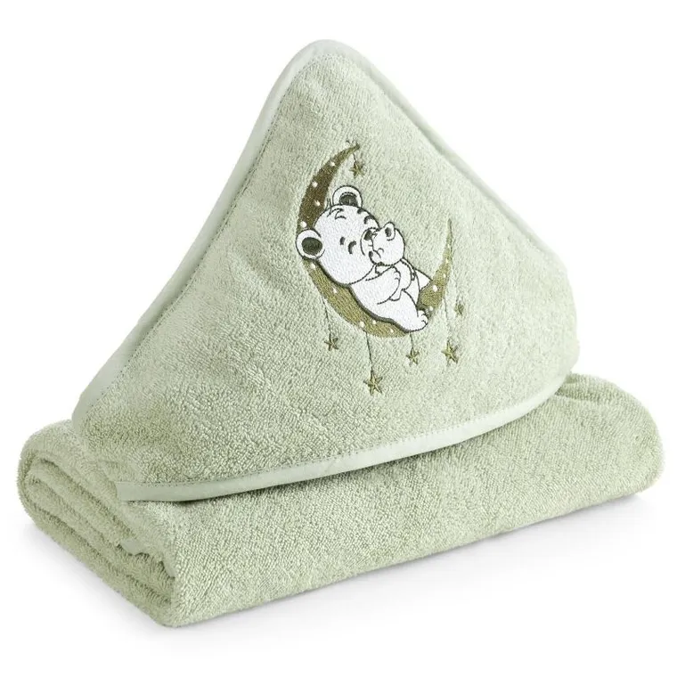 Eurofirany, ręcznik dziecięcy baby, 100-100 cm, miętowy