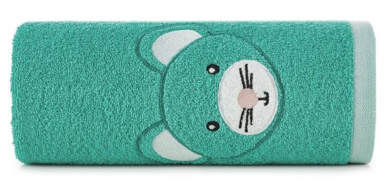 Eurofirany, ręcznik dziecięcy baby, 15-21 cm, miętowy