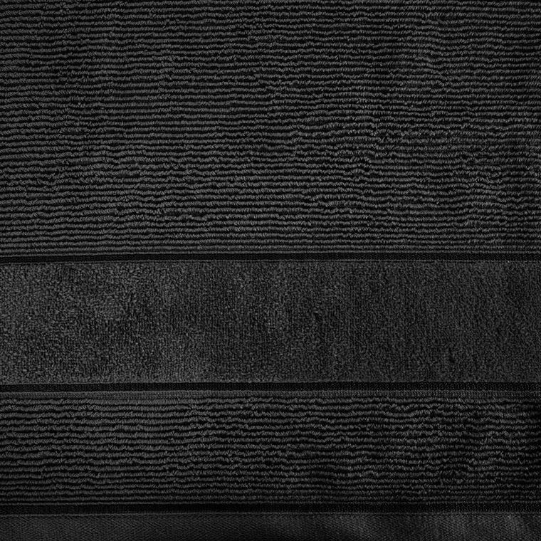 Eurofirany, ręcznik Emma, 50-90 cm, czarny