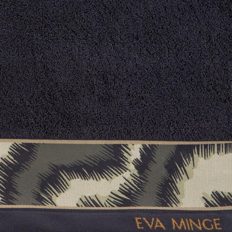 Eurofirany, ręcznik Eva, 30-50 cm, czarny