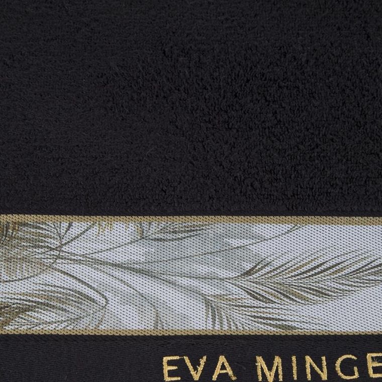 Eurofirany, ręcznik Eva, 30-50 cm, czarny