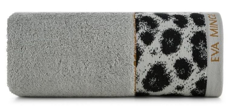 Eurofirany, ręcznik Eva, 30-50 cm, srebrny