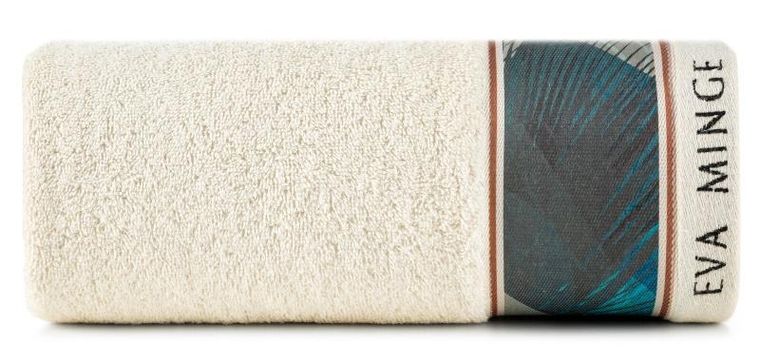 Eurofirany, ręcznik, Eva, 50-90 cm, kremowy