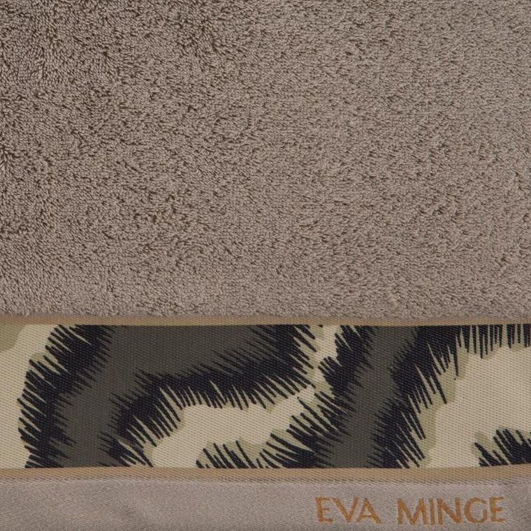 Eurofirany, ręcznik Eva, 70-140 cm, ciemnobeżowy