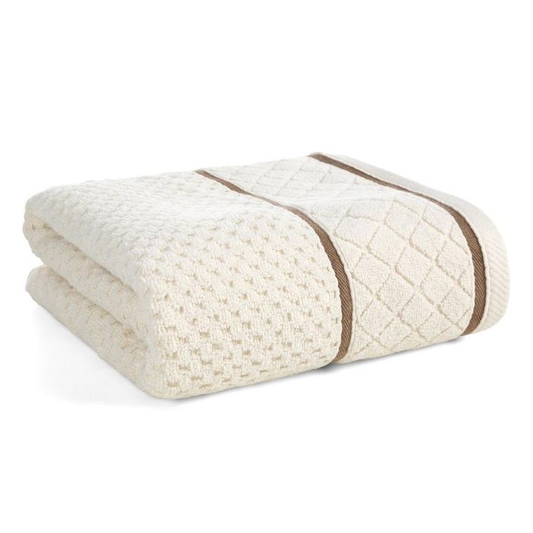 Eurofirany, ręcznik Favori, 70-140 cm, kremowy