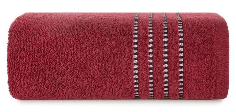 Eurofirany, ręcznik Fiore, 50-90 cm, czerwony