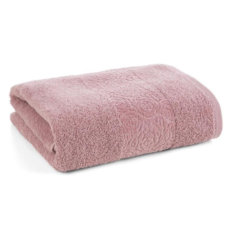 Eurofirany, ręcznik, Iris, 50-90 cm, pudrowy