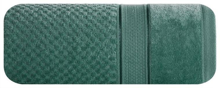 Eurofirany, ręcznik Jessi, 50-90 cm, butelkowy zielony