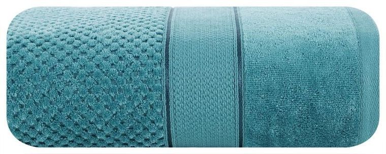 Eurofirany, ręcznik Jessi, 50-90 cm, turkusowy