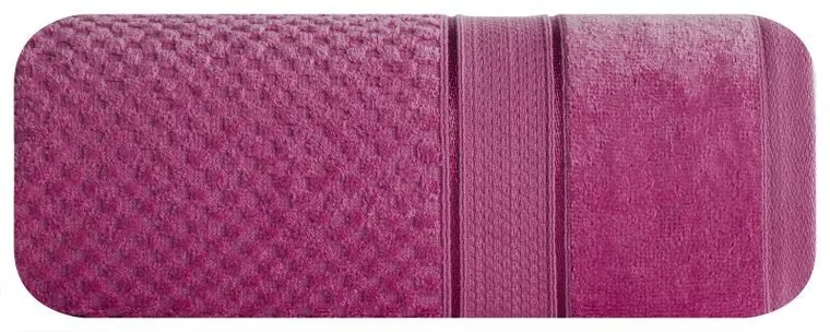 Eurofirany, ręcznik jessi, 70-140 cm, amarantowy