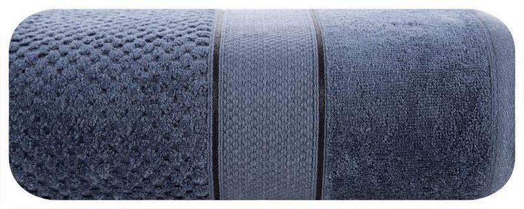 Eurofirany, ręcznik Jessi, granatowy, 90-150 cm