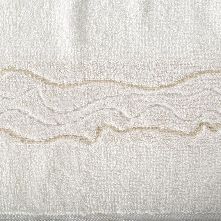 Eurofirany, ręcznik Karin, 70-140 cm, kremowy