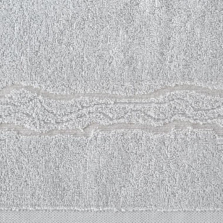 Eurofirany, ręcznik Karin, 70-140 cm, srebrny