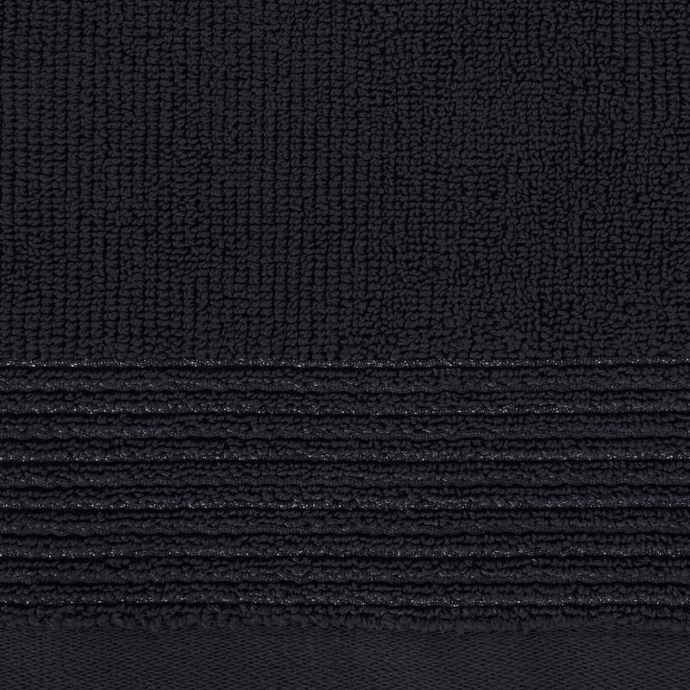 Eurofirany, ręcznik Lari, 50-90 cm, czarny