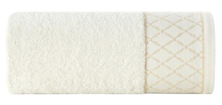 Eurofirany, ręcznik Layla, 30-50 cm, kremowy