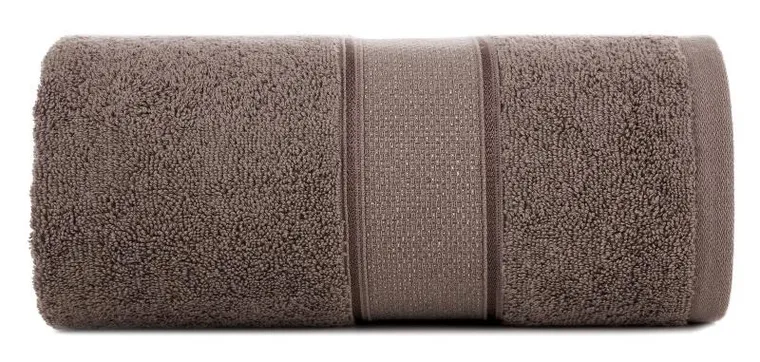 Eurofirany, ręcznik Liana, 70-140 cm, jasnobrązowy