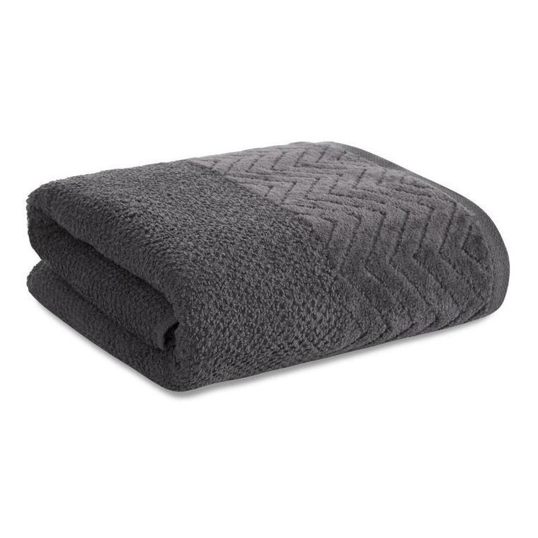 Eurofirany, ręcznik, Loren, 50-90 cm, grafitowy