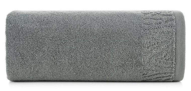 Eurofirany, ręcznik Margo, 50-90 cm, srebrny