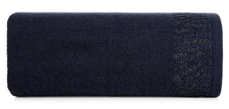 Eurofirany, ręcznik Margo, 70-140 cm, granatowy