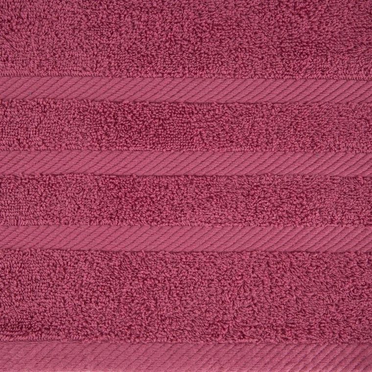 Eurofirany, ręcznik Milo, 100-150 cm, ciemnoróżowy