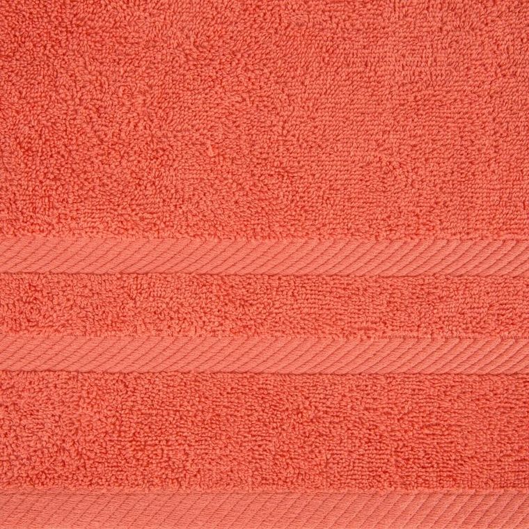 Eurofirany, ręcznik Milo, 100-150 cm, koralowy