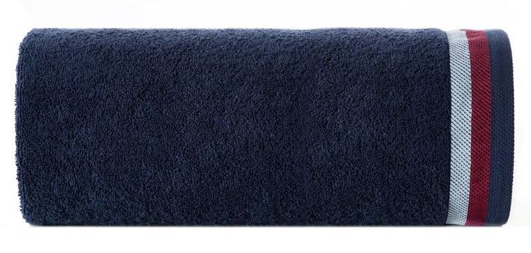 Eurofirany, ręcznik Niko, 50-90 cm, granatowy