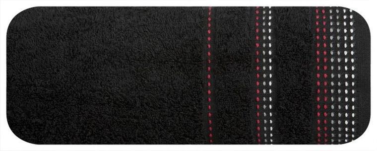 Eurofirany, ręcznik Pola, 70-140 cm, czarny