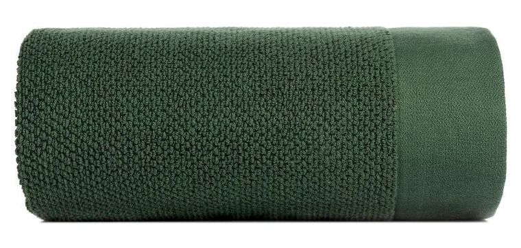 Eurofirany, ręcznik Riso, 50-90 cm, butelkowy zielony