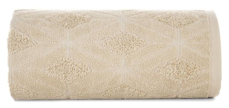 Eurofirany, ręcznik Sendi, 50-90 cm, jasnobeżowy