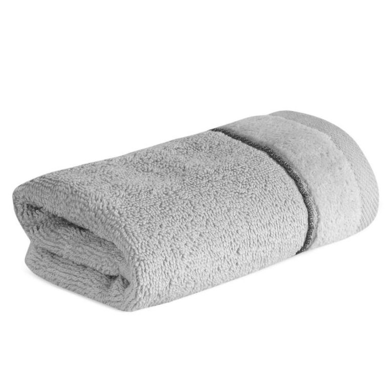 Eurofirany, ręcznik Sibel, 30-50 cm, srebrny