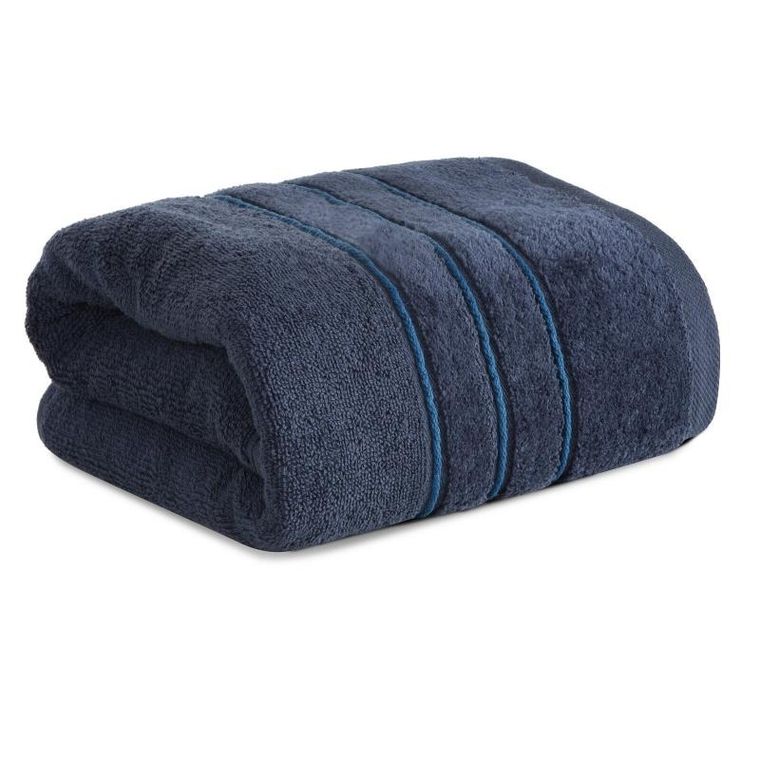 Eurofirany, ręcznik Sibel, 70-140 cm, granatowy