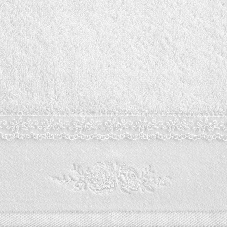 Eurofirany, ręcznik Sisi, 30-50 cm, biały