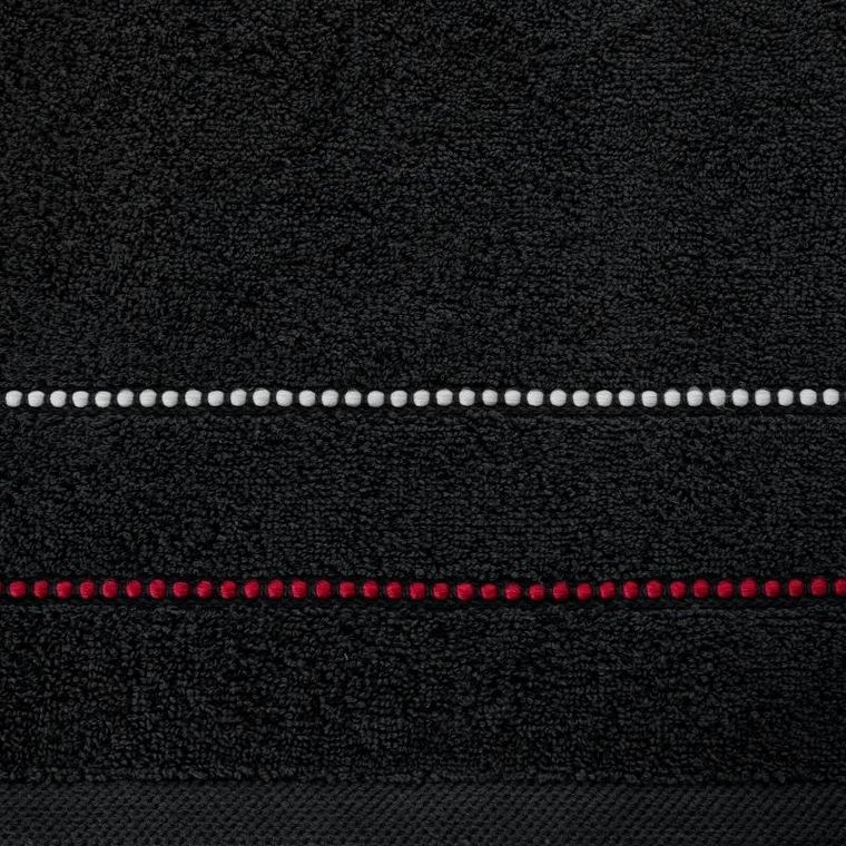 Eurofirany, ręcznik Suzi, 70-140 cm, czarny