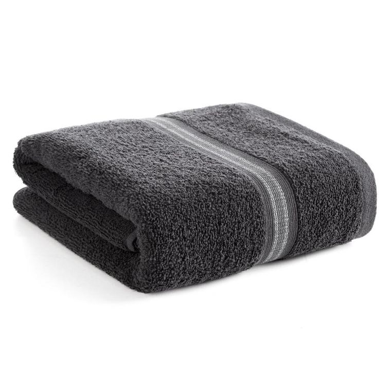 Eurofirany, ręcznik Tris, 70-140 cm, czarny