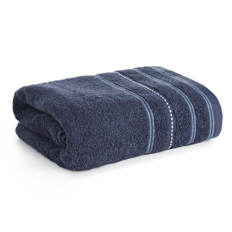 Eurofirany, ręcznik Vento, 70-140 cm, granatowy