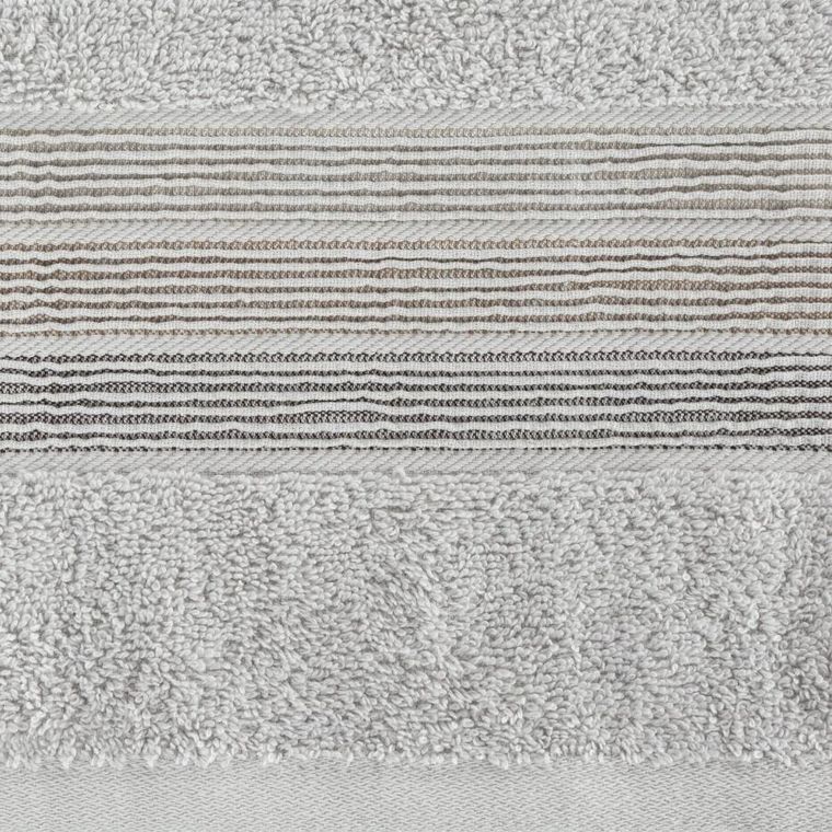 Eurofirany, ręcznik, Verano 02, 70-140 cm, srebrny