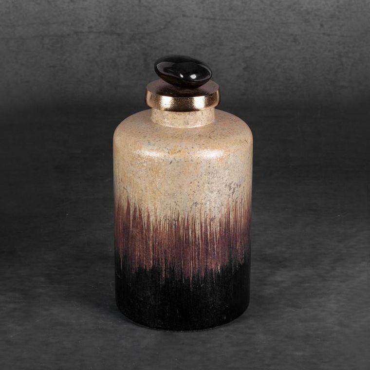 Eurofirany, szklana figurka dekoracyjna, Gala, 12-24 cm, brązowy