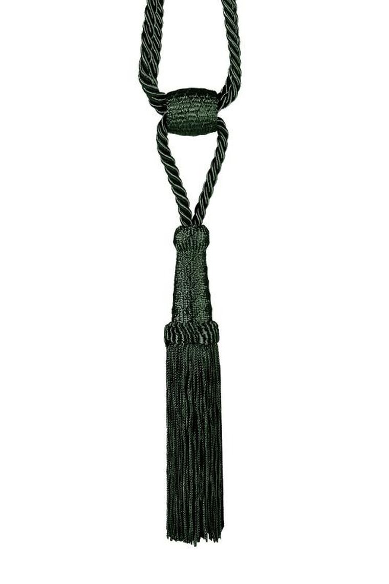 Eurofirany, sznur dekoracyjny, długość 58 cm, butelkowy zielony