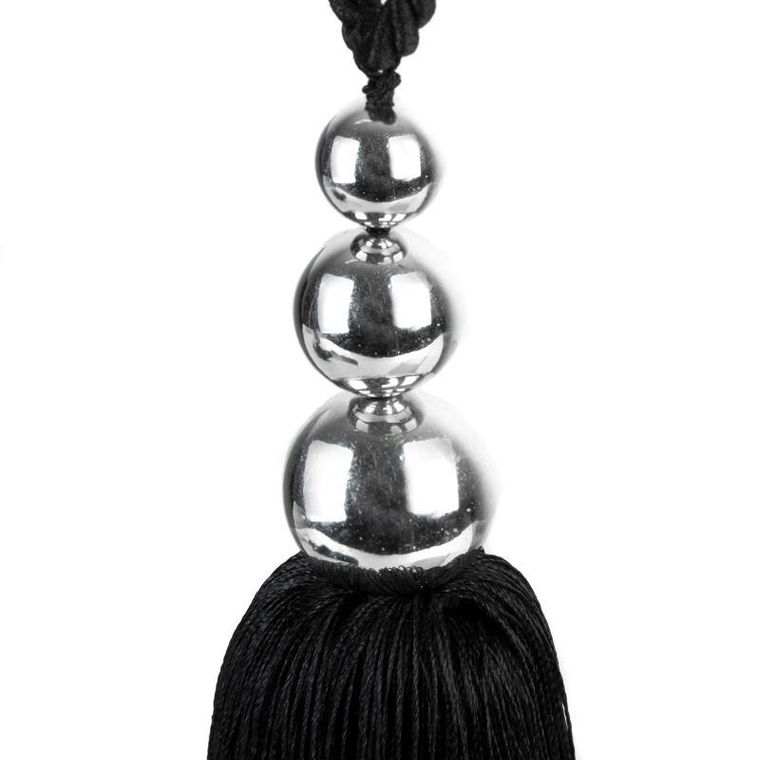 Eurofirany, sznur dekoracyjny, Emilia, 60-26 cm, czarny