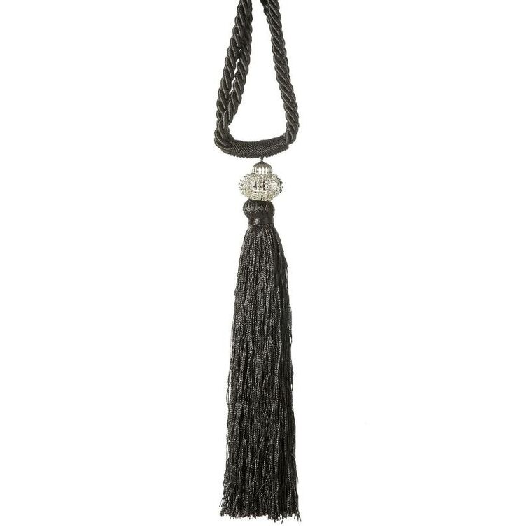 Eurofirany, sznur dekoracyjny, Moly, długość 61 cm, stalowy