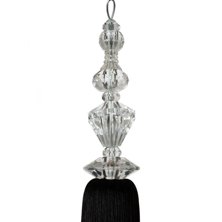 Eurofirany, sznur dekoracyjny, Pola, 100-8 cm, czarny