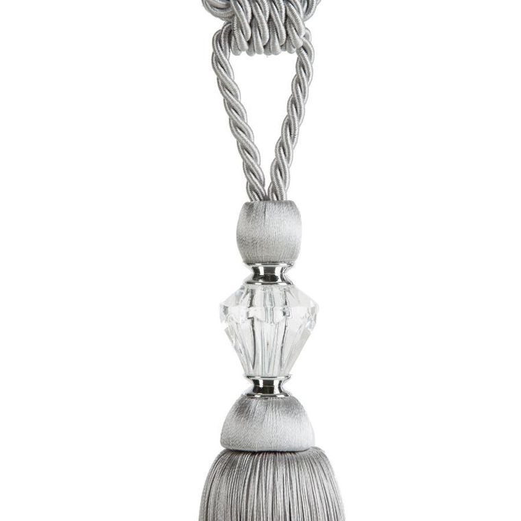 Eurofirany, sznur dekoracyjny, Vilia, 67 cm, srebrny