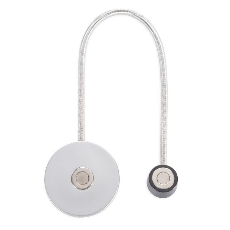 Eurofirany, upinacz dekoracyjny, z magnesem, 5-17 cm, srebrny