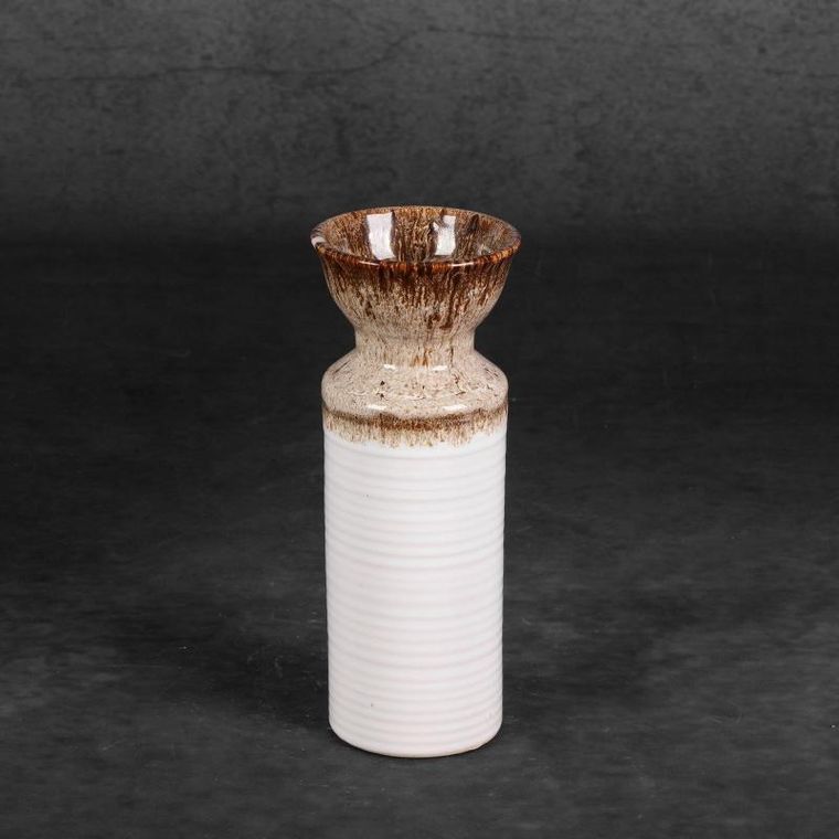 Eurofirany, wazon dekoracyjny, Erina, 8-20 cm, biały