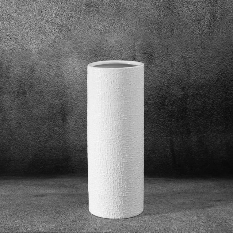 Eurofirany, wazon dekoracyjny, Riso, 11-30 cm, biały
