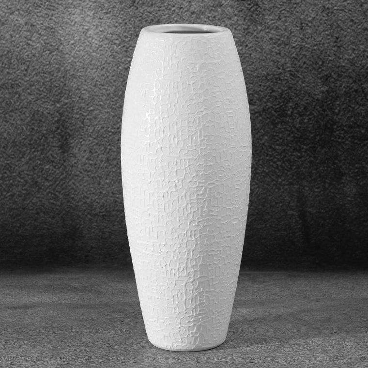 Eurofirany, wazon dekoracyjny, Riso, 12-30 cm, biały